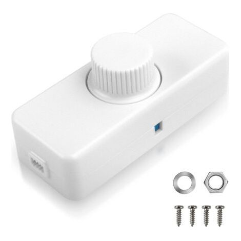 Variateur de lumière LED 3-100 W – Rotatif 220-240 V – Gradation silencieuse 0-100 % – Compatible ampoules dimmables - W-100 (1/5)