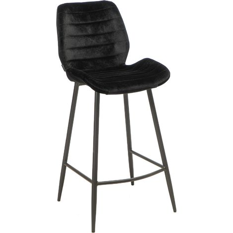 Naber Hocker Step 2V, Gestell schwarz, Bezug schwarz (1/5)