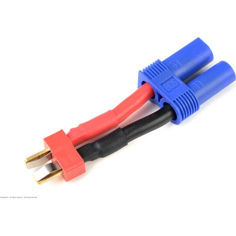 Revtec - Power Adapter Lead - Deans Socket EC-5 Socket - 12AWG Silicone Wire - 1 pc