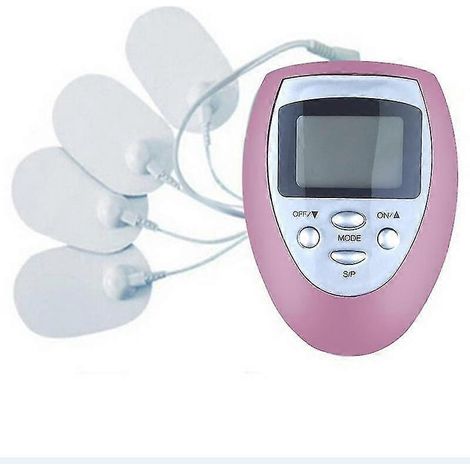 Hochwertiges digitales elektrisches TENS-Therapiegerät für Fitness, Ganzkörpermassage, Schmerzlinderung, praktisches pinkfarbenes Gerät