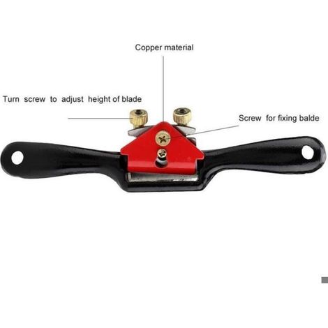 Vastringue à Base Plate Travail du Bois Ajustable Coupe Bord Coupe en Métal Lame Parlait Se Raser (1/5)