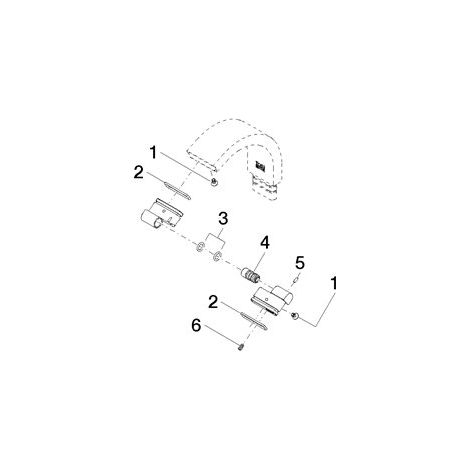 Dornbracht 90240210300-06 Articulation pour bidet Pièce de rechange