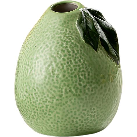 Vase en céramique vert citron pour plantes hydroponiques, pothos et lierre, décoration salon (1/5)