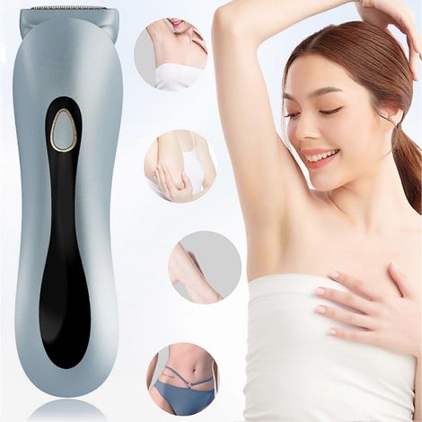 Rasoir électrique 3 en 1 pour femme, tondeuse bikini rechargeable USB avec lumière LED (1/4)