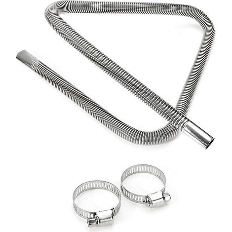 Chauffage de stationnement à air diesel - Tuyau d'échappement en acier inoxydable pour voiture ou camion (1/4)