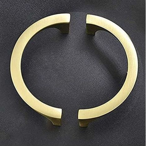 GROOFOO 2pcs Poignee de Meuble Cuisine Doree Bouton de Meuble Rond Poignee de Meuble Cuisine Or Mat Bouton de Porte Cuisine Bouton de Tiroir Vintage pour Meuble Tiroir Armoire Cuisine Placard (1/5)