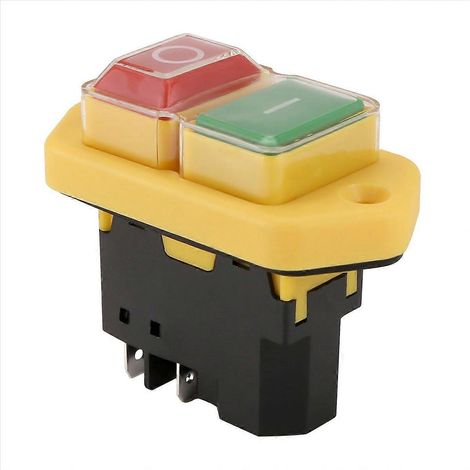 Interrupteur électromagnétique YH02-A 220 V 15 A 5 broches - Bouton-poussoir de démarrage (1/5)