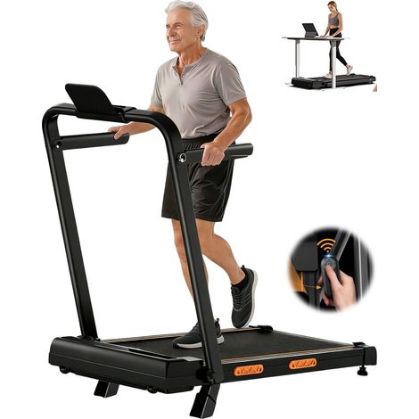 Tapis roulant, 12 programmes prédéfinis, capacité de poids de 150 kg,moteur de 2,5 CV, vitesse de 12 km/h,inclinaison de 16 % (1/4)