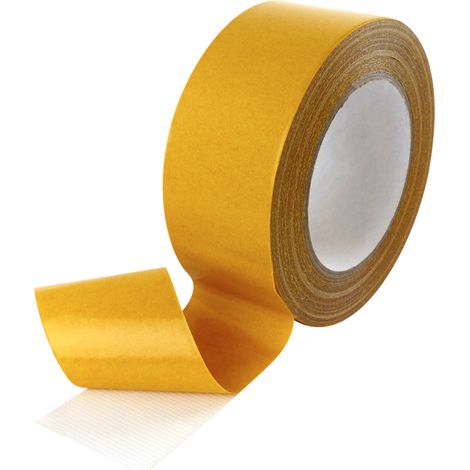 Lot de 24 Ruban adhésif double face toilé 50mm25M