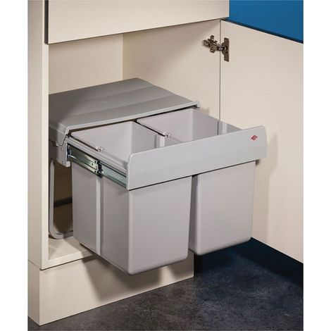 WESCO® Abfallsammler Traditionline Double-Shorty 345 K/500-2, anthrazit (1/3)