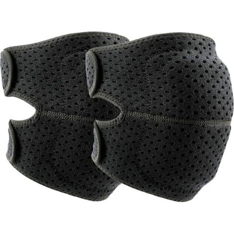 Lot de 2 Genouillères pour Femmes et Hommes, Genouillères de Danse Douces avec Bandes Réglables – Également pour Volleyball, Lutte et Snowboard, Protecteurs de Genoux Souples pour Travail (Noir, Taill (1/5)