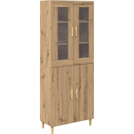 Highboard Artisan Oak 69.5 x 34 x 180 cm vidaXL