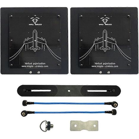 Hochleistungs-Richtantennen-Kit (5,5 GHz, 21 dBi, Patchantenne, 5180–5800 MHz) für den HM30 SOLO Videosender im manuellen RC-Modus, B (1/5)