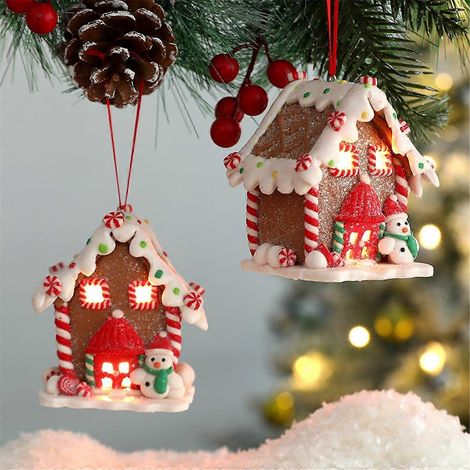 Hängender Baum aus weicher Keramik als Heimdekoration für das neue Jahr C--