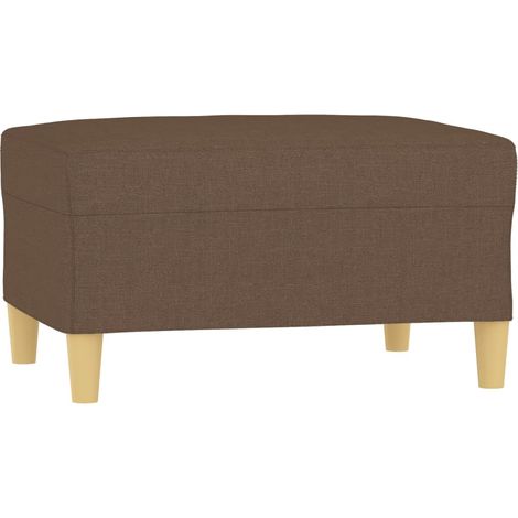 Repose-pied,Tabouret de pied,Pouf Marron 70x55x41 cm Tissu CFW39232 (1/5)