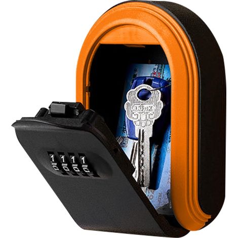 Schlüsselaufbewahrungsbox, sicherer Kombinationsschlüssel-Versteck – robuste 4-stellige Passwortkombinations-Schlüsselbox mit hoher Kapazität für Wohnung, Innen- und Außengarage (1/5)