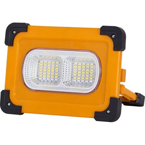 Projecteur LED Chantier Rechargeable 80W 5000LM Éclairage Portatif Léger Lumières d'urgence en cas panne Éclairage très lumineux Éclairage d'urgence pour garage pour camping terrasse (1/5)
