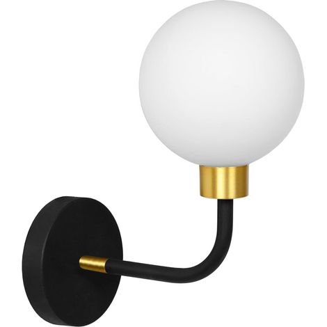 WANDLAMPE APP1301-1W BLACK GOLD
