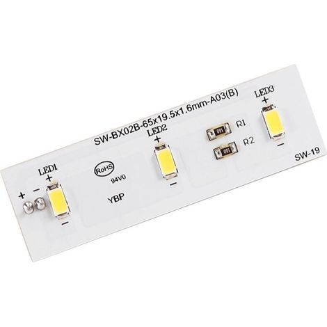 Barre LED pour Réfrigérateur Remplacement Lumineuse Pièce Réparation ZBE2350HCA SW-BX02B (1/3)