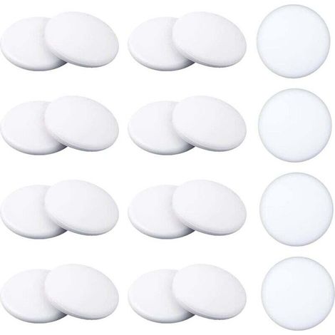 20 pièces butoir de porte protecteur mural adhésif protecteur de pare-chocs réutilisable protecteurs muraux en silicone absorbant des boutons de porte avec adhésif, gel absorbant les chocs pour protég (1/5)