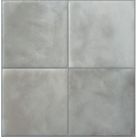 Selbstklebende Fliesen x4, 22,86x22,86cm - Smart Tiles Zellige Fes Klebefliesen 3D Fliesenaufkleber für Bad & Küche
