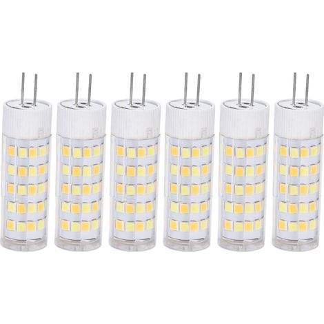 Lot de 6 ampoules G4, 3 couleurs d'éclairage, 220 V, pour plafonnier ou applique murale, idéales pour la maison ou le bureau. (1/5)