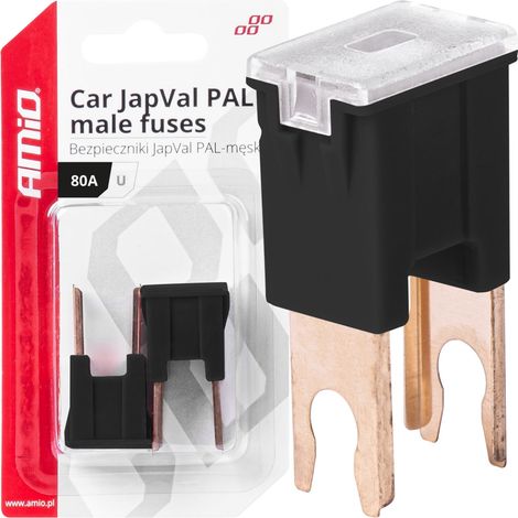 Japval PAL Kfz-Sicherungen (Stecker), 2 Stück, 80 A, amio-03410 (1/4)