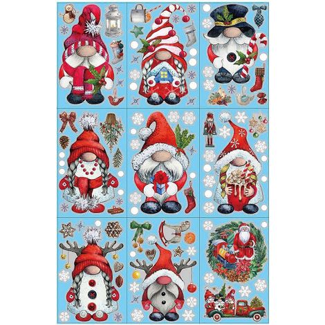 Weihnachtsfensteraufkleber, Weihnachtsfenstersticker