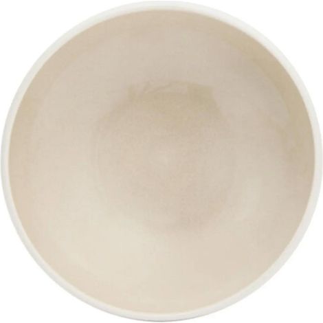 Lot de 6 Assiettes Creuses "Chiara" 16cm Beige (1/3)