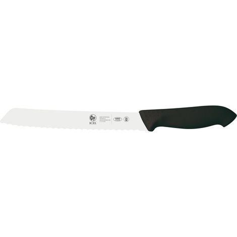 Icel Horeca Prime coltello pane arrosto professionale acciaio inox nero 20 cm