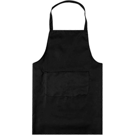 Tablier de cuisine avec poche, imperméable, résistant à l'huile et aux graisses, sans manches, idéal pour la cuisson au four. (1/5)