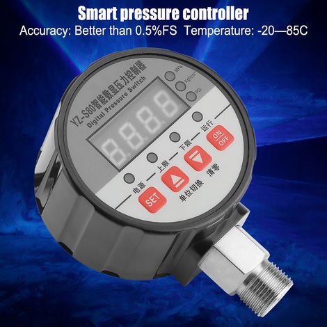 Interrupteur Numérique de Pression 220V 0-2MPa Précision 0,5%FS pour Pompe à Eau et Compresseur d'Air (1/5)