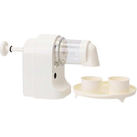 Machine à glace pilée électrique portable avec bac à sorbet pour la maison, la cuisine, les bars et les usages commerciaux (1/5)