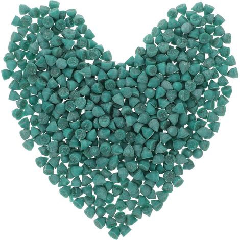 Médias Abrasifs Triangulaires et Utilisation Facile pour Usage Commercial et Domestique en Carbure de Silicium pour Polissage de Roches et Bijoux, Haute Efficacité (1/5)