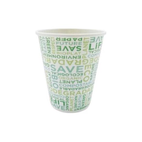 Ecobioshopping - Verre Standard Texte Bio 230 ml - 100 pièces