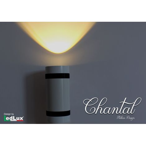 Applique Led Da Parete Modello Chantal Italian Design Moderna 3W Singolo Illuminazione Bianco Caldo (1/3)