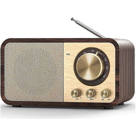 FM-Radio mit Empfang, Bluetooth-Transistorradio mit 5-Watt-Lautsprecher