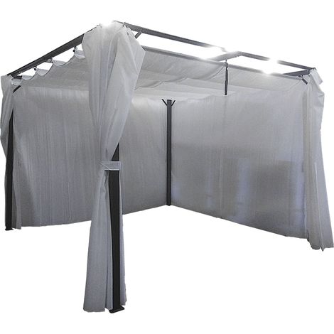GAZEBO PERGOLA SCORREVOLE PLATONE MT 3X3 STRUTTURA
