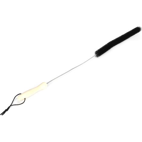 Brosse de nettoyage flexible et pliable pour sèche-linge, lave-linge, réfrigérateur, outil de débouchage de tuyaux, noir (1/5)