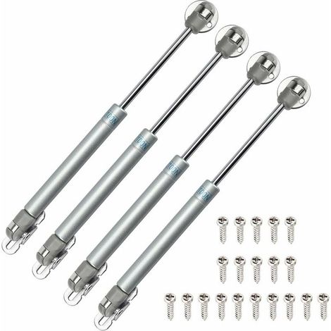 Ressorts à gaz hydrauliques pour porte d'armoire, ressort à gaz, ferrure de volet, amortisseur à gaz 100 N/10 kg, ressort à gaz, amortisseur de levage pour armoire, penderie (1/5)