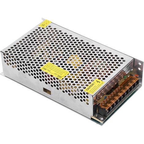 Alimentation à découpage 12V 20A 240W transformateur driver pour barre LED imprimante 3D écran afficheur boîtier alliage aluminium AC 110/220V (1/5)