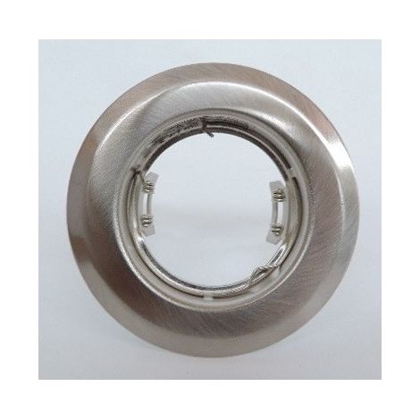 Spot encastré Ø 83mm fixe finition argent brossé pour lampe MR16 GU5.3 50W max 12V (non incl) IP20 DEKO LIGHT 442058