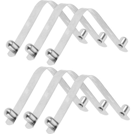 6 Stück Poolclip Ersatzset aus Edelstahl 7 3mm V Clips für