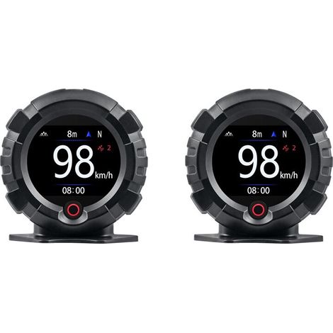Adatto per 2 indicatori di inclinazione GPS per veicoli X95, display digitali head-up, misuratori di inclinazione, tachimetri e sistemi di misurazione dell'angolo di pendenza per automobili.