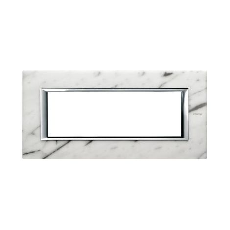 BTICINO axolute - 6P 6-Platz-Teller aus echtem Carrara-Marmor HA4806RMC