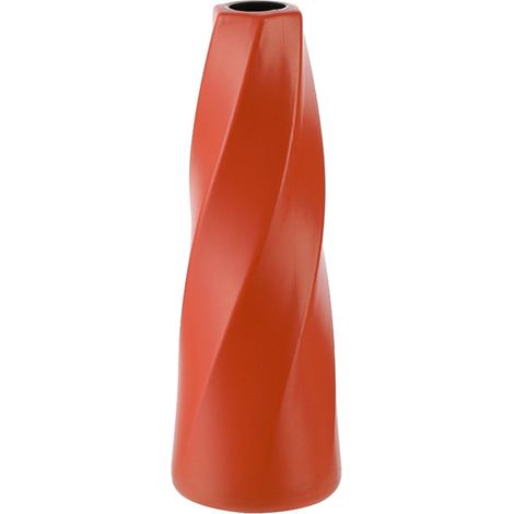 Vase - Blanc - En Plastique Composite - Hauteur 21 Cm - Diamètre Bas 7 Cm - Pour Décoration Intérieure - 1 Pièce (1/5)