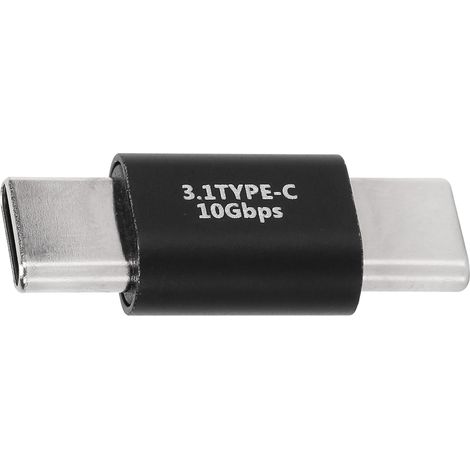 USB-C 3.1 Stecker-zu-Stecker-Verlängerungsadapter, kompatibel mit Schnellladen und Datenübertragung bis zu 10 Gbit/s. (1/5)