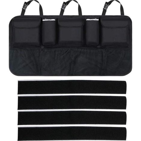 Kofferraum-Organizer mit 9 Netztaschen, Auto-Aufbewahrungstasche, wasserdicht, 105x52cm