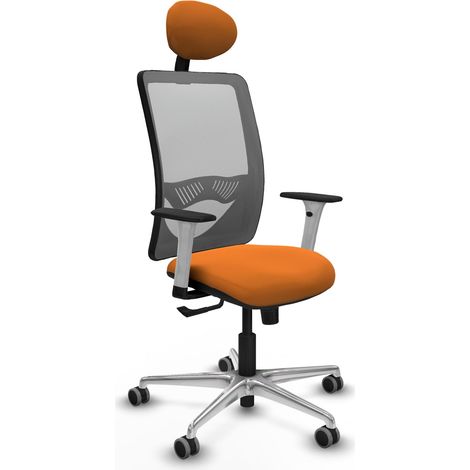 Chaise bureau piqueras y crespo Zulema blanc mousse haute densite (1/2)