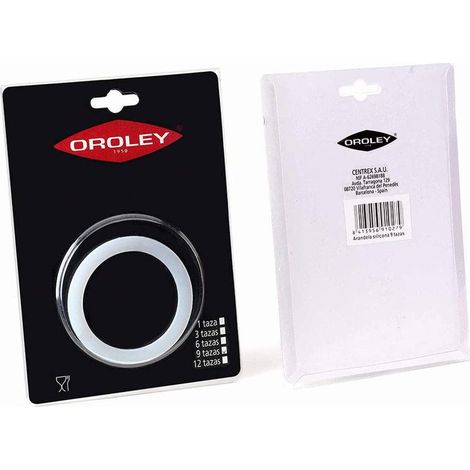 Recambio arandela de silicona de cafetera de 6 tazas oroley (1/5)